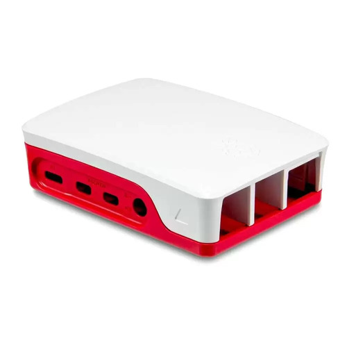 Raspberry Pi 4 Case - Red White