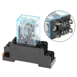 Relay LY2N-J DPDT 10A 8 Pin with PTF08A Socket 110vac