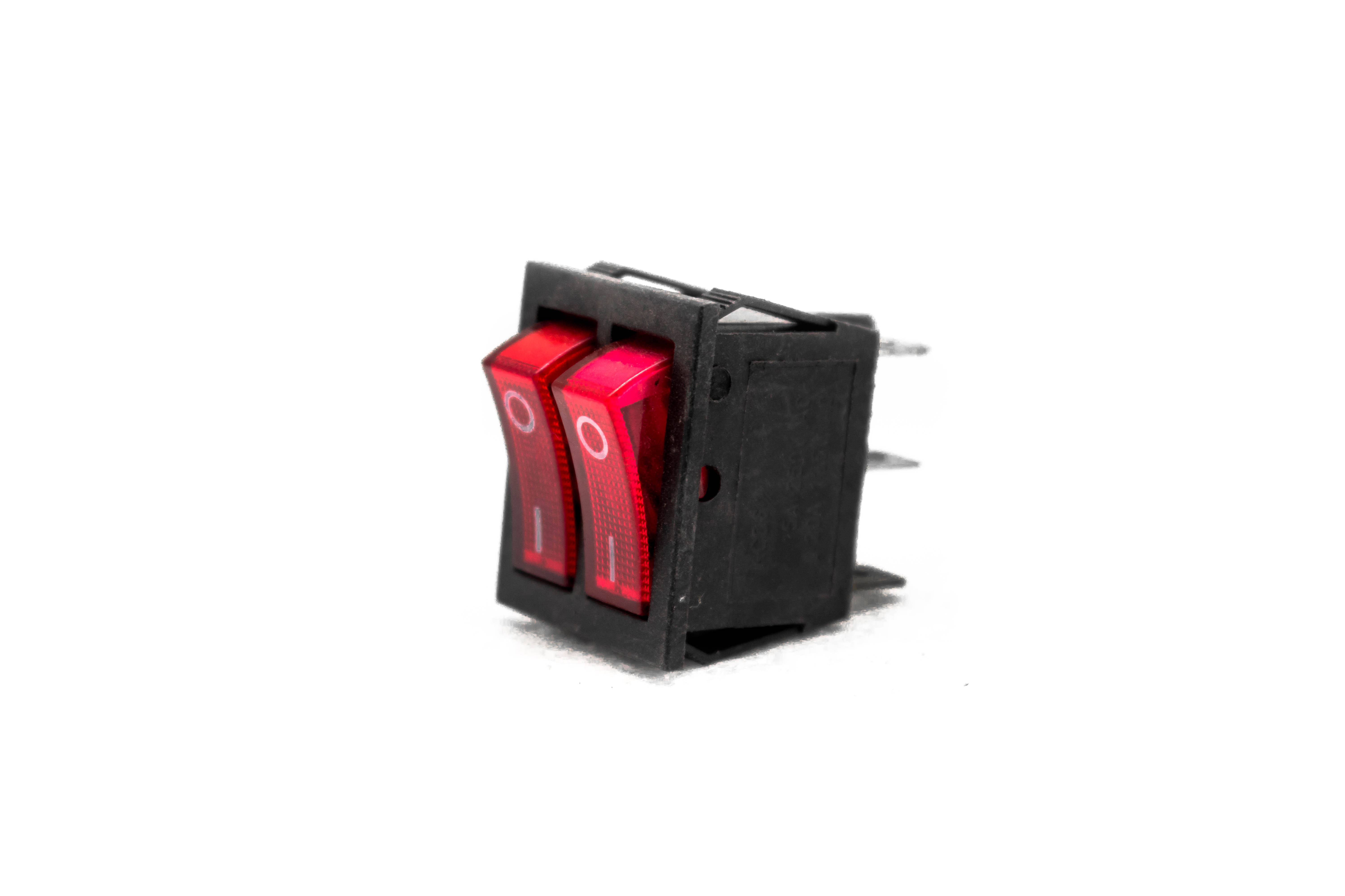 double key 6pin red